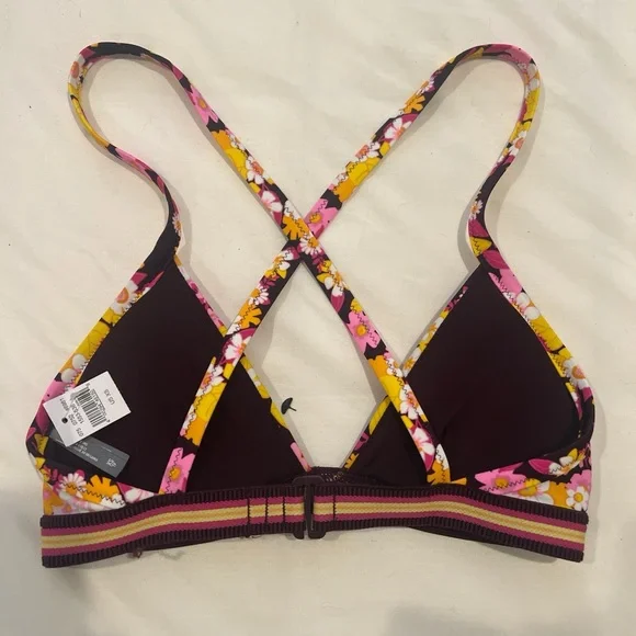 Aerie Floral Bikini - Pink and Yellow - Picture 3 of 3